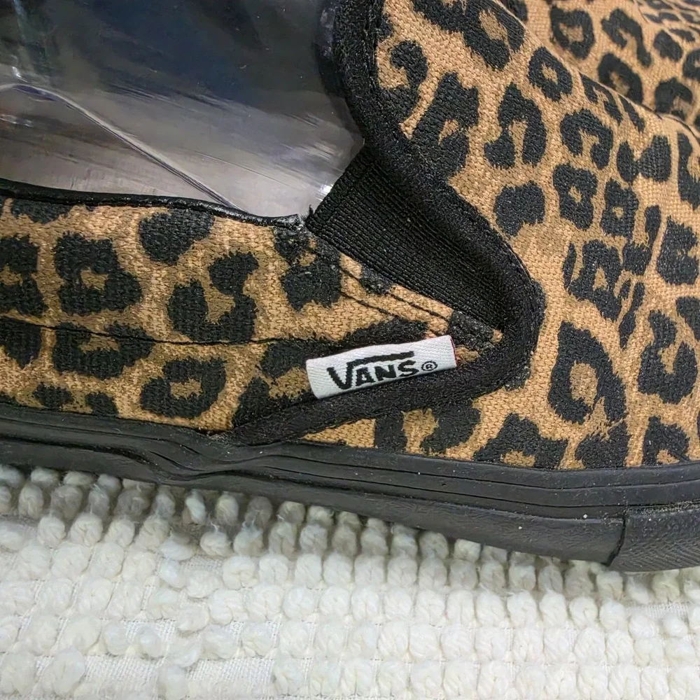 VANS Classic Slip On 90s  Cheetah Sneakers Men's 9 Iconic
